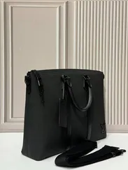 Портфель Louis Vuitton из натуральной кожи, черный