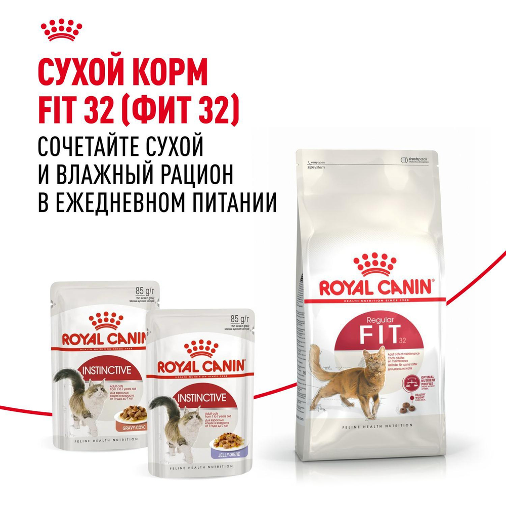 Royal Canin Instinctive Корм консервированный для взрослых кошек соус 85г