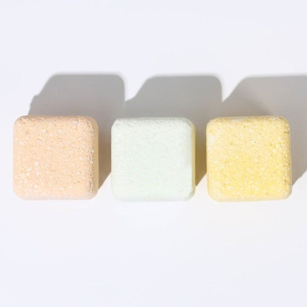 Набор из 3 бомбочек-кубиков для ванны «Тропический взрыв»