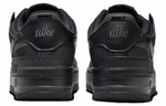 Кроссовки Nike Air Force 1 Shadow "Triple Black" (Женская размерная сетка)