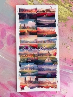 Открытка Евро «С Днем Рождения (пейзажи)» E20