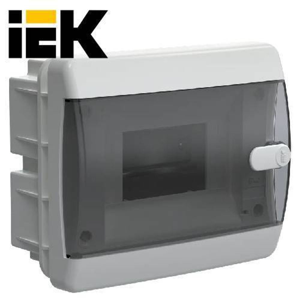 UNION Compact Корпус пластиковый ЩРВ-П-6 IP41 прозрачная дверь IEK
