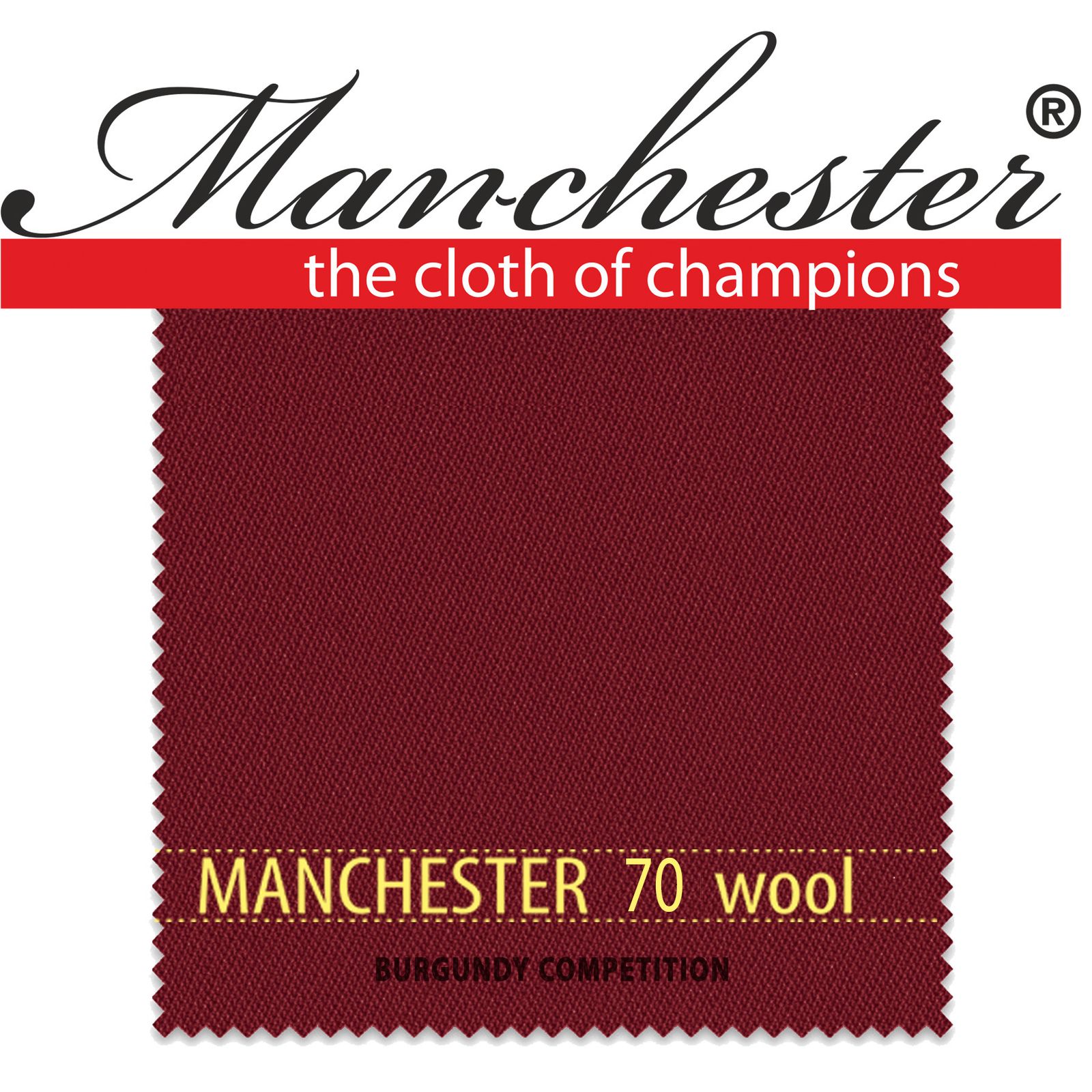 Сукно Manchester 70 Burgundy competition ш2.0м фото №5