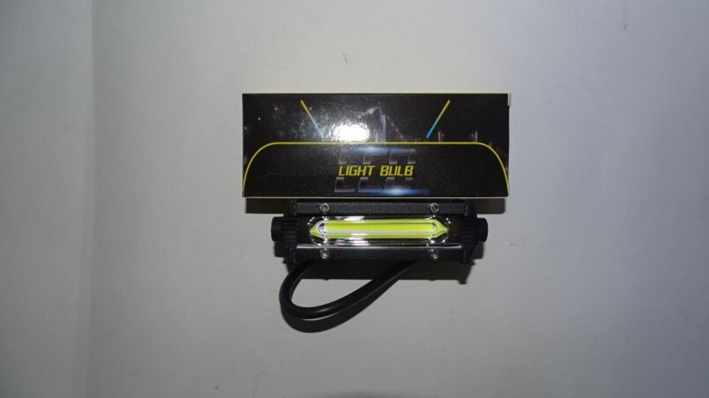 Фара светодиодная дополнительная 3 COB 9W 12V (прямоугольная) 102*25*10 ближний (GrandeLight)