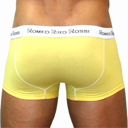 Мужские трусы боксеры желтые Romeo Rossi RR365-13 Boxer Brief