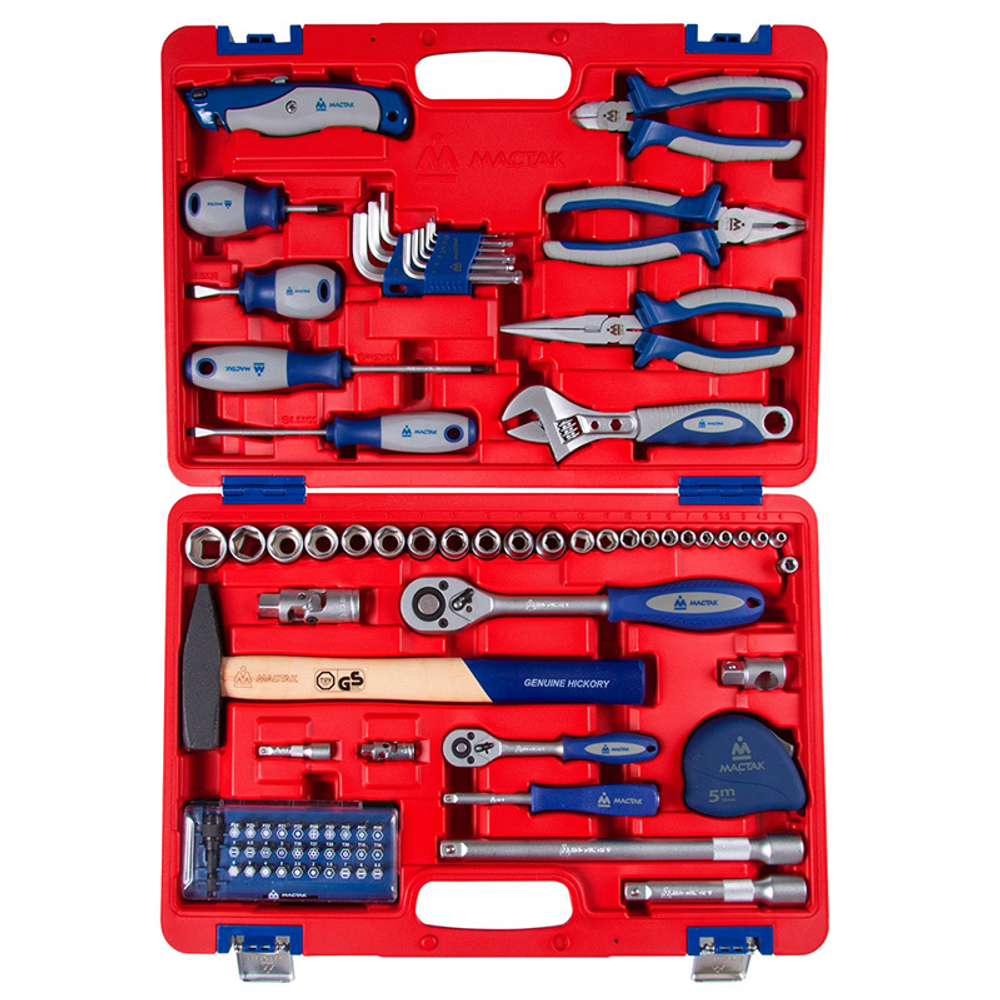 МАСТАК (01-083C) Набор инструментов универсальный, 83 предмета