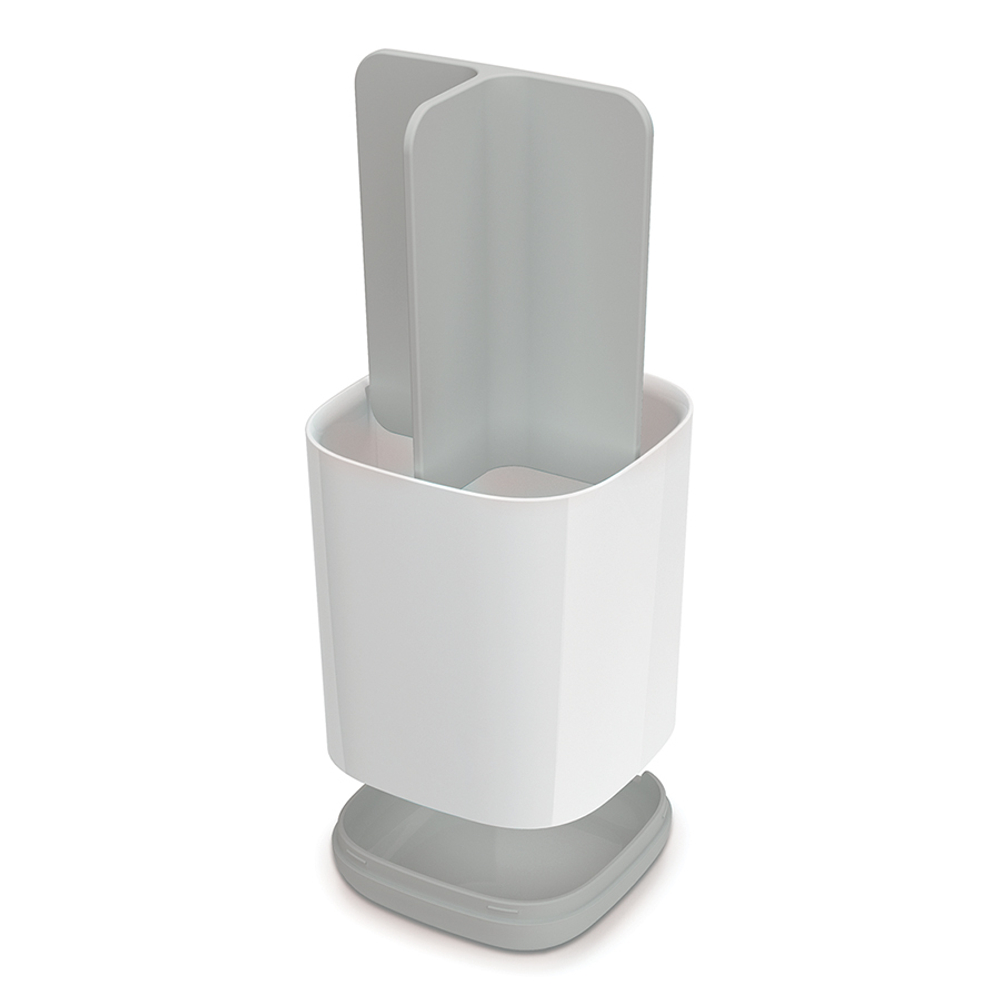 Органайзер для зубных щеток EasyStore белый-серый Joseph Joseph