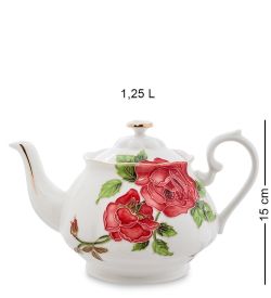 Pavone JS-13 Чайный сервиз на 6 персон «Золотая Роза Рафаэлло»