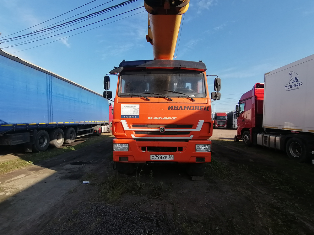 ИМЗ Автокран КС-45717К* на шасси КамАЗ 43118 6x6 Автокран КС-45717К-3Р (Дизельный, 11,8 л, 300 л.с.,