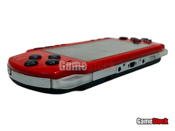 Игровая приставка Sony PSP 2008 Slim (B, Б/У, Red-Black, HD1251679)