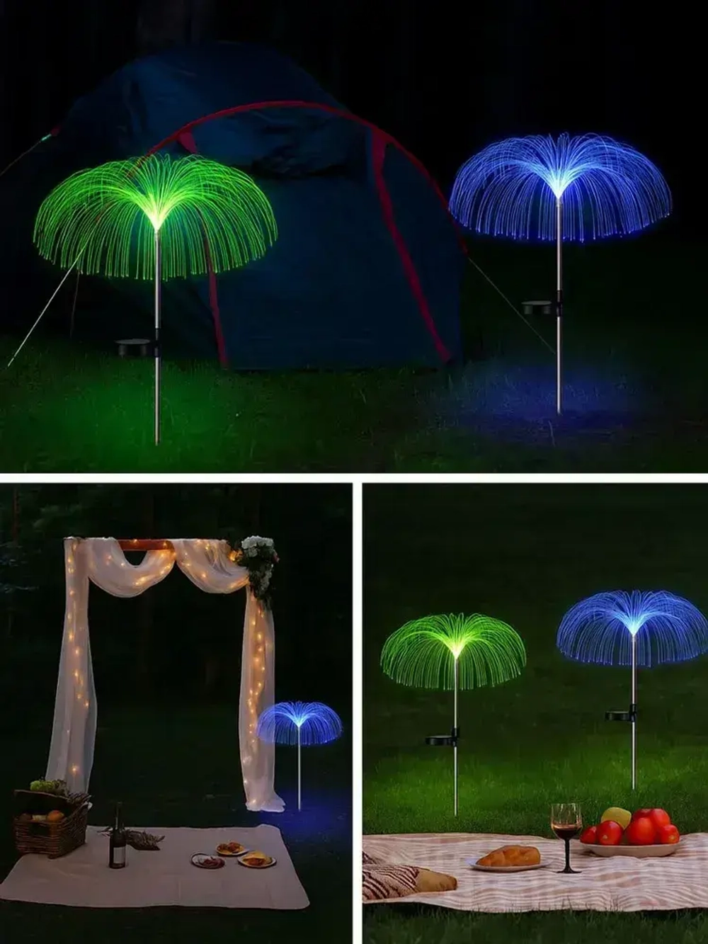 Светильник садовый уличный на солнечной батарее