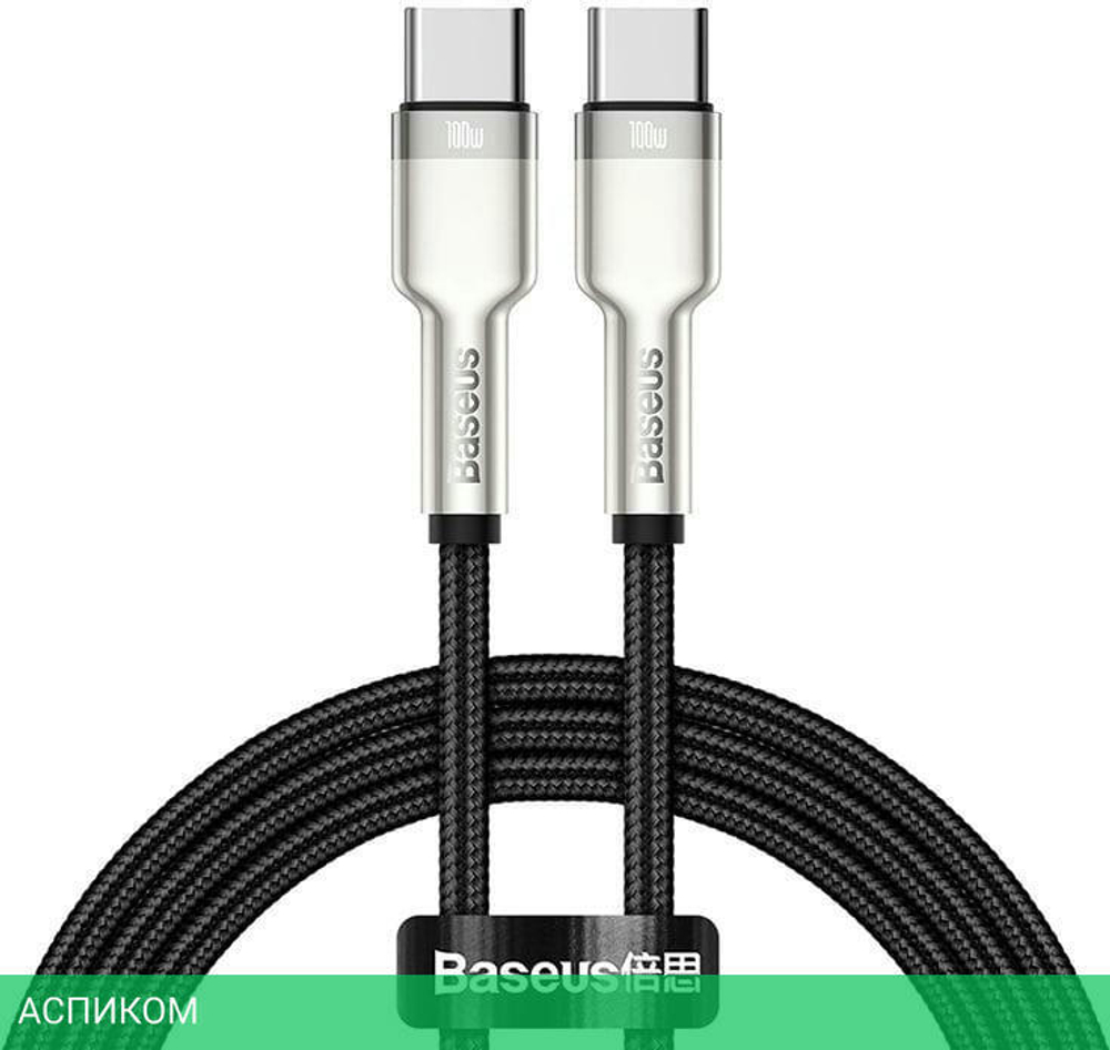 Кабель Baseus Cafule 1m Black (CATJK-C01)