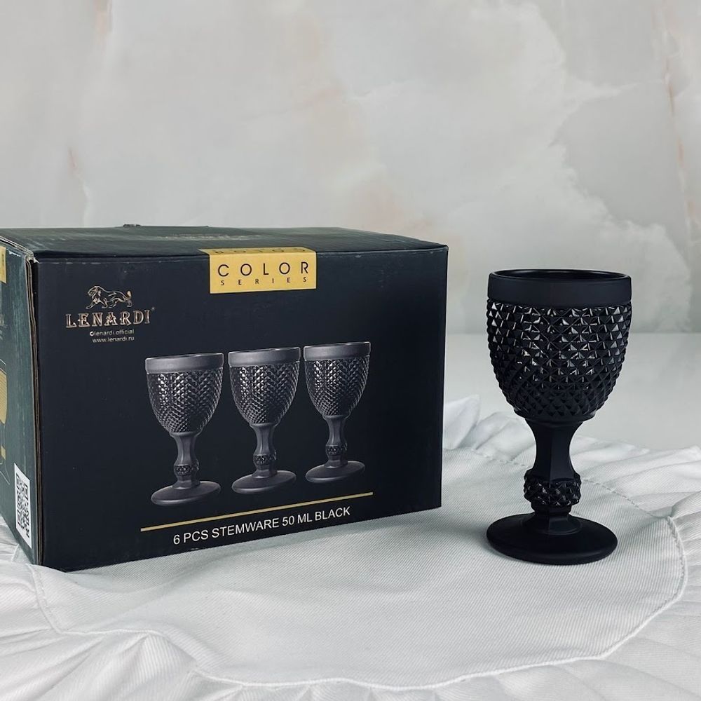 Lenardi 588-537 Набор из 6 рюмок 50мл. в под.уп.(х24)Стекло