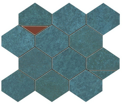 Мозаика ATLAS CONCORDE BLAZE Verdigris Mosaico Nest