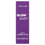I Dew Care, Glow Easy, масло для губ с витамином С, виноград, 6 мл (0,20 жидк. унции)