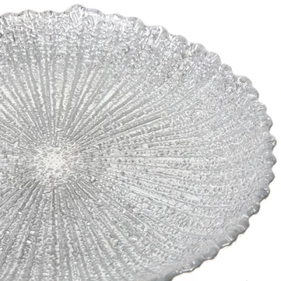 Тарелка 20см «Нимфа» серебро