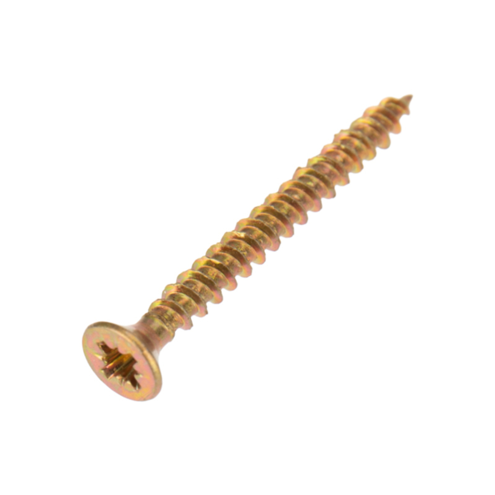 САМОРЕЗ УНИВЕРС.KRANZ 3Х30, ЖЕЛТ.ЦИНК, КОРОБ (200 ШТ./УП.)