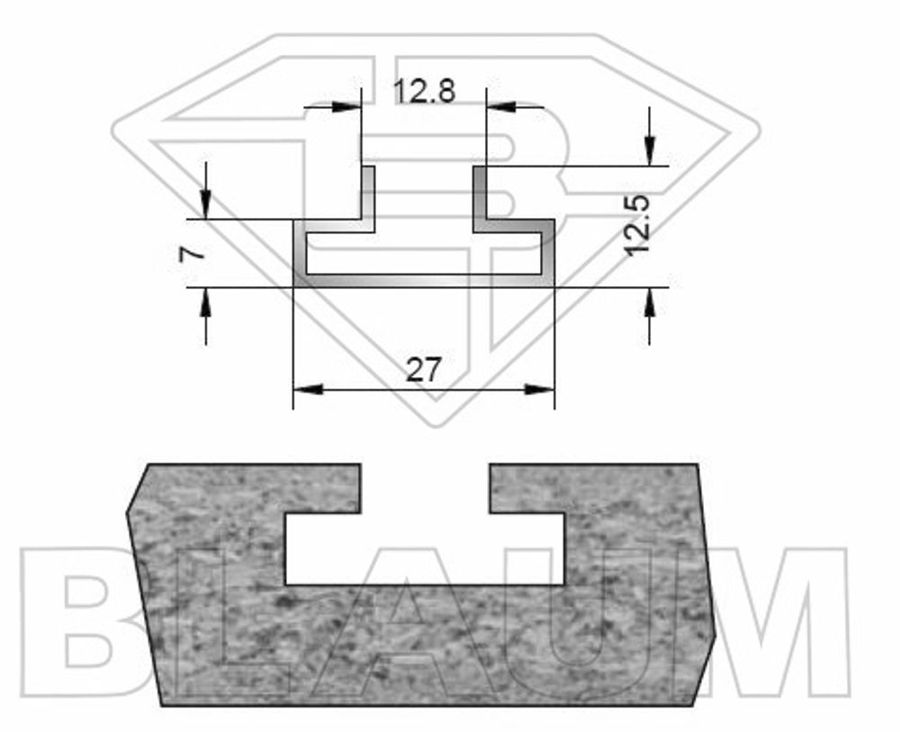 PCD фреза под ручку D.29x15,2 S.20х50 Z=2 H=4 RH