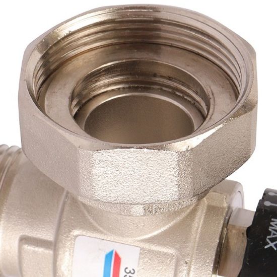 Насосная группа Rommer 1" с термостатическим смесит. клапаном (35-60°С) без насоса (RDG-0002-012503)