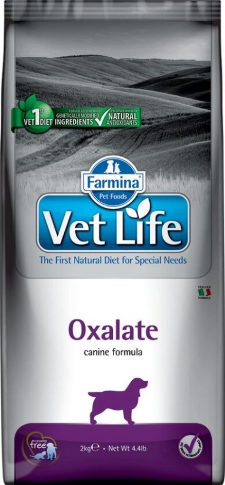 Сухой корм Farmina OXALATE ограничение образования уролитов уратного, оксалатного и цистинового типа 12 кг