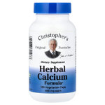 Christopher's Original Formulas, травяная формула с кальцием, 100 вегетарианских капсул