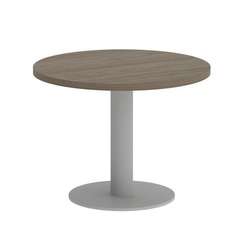 Yalta Стол журнальный круглый LT.SJ-1 Вяз Благородный/Металл Серый 600*600*450