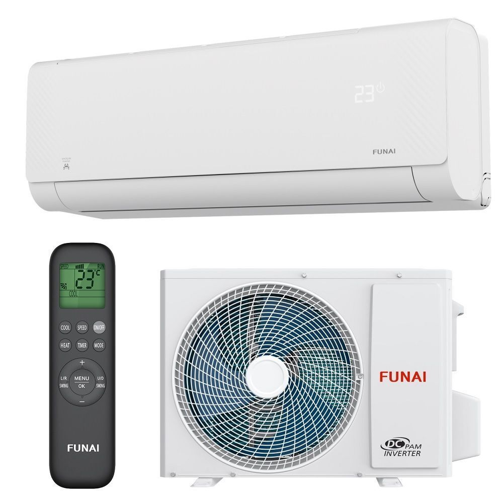 Настенная сплит-система Funai RAC-I-SG55HP.D04/S/RAC-I-SG55HP.D04/U SHOGUN Inverter NEW 2025 WI-FI