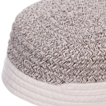 Корзинка плетёная интерьерная «ЭЛИНГАРТ», цвет бежевый/белый, 33*28*12см, (лейбл селфи)