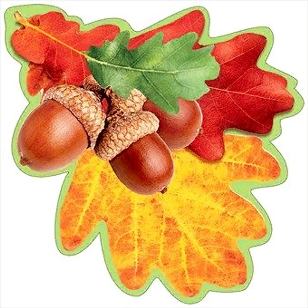 Украшение на скотче "Лист дуба", 46022 3001302