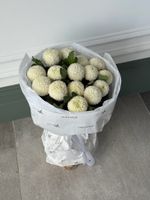 Букет моно из хризантемы 15 шт