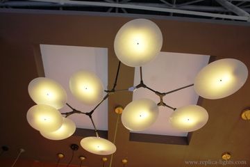 Lindsey Adelman Branching Discs 09.01 Chandelier Replica  ( black )