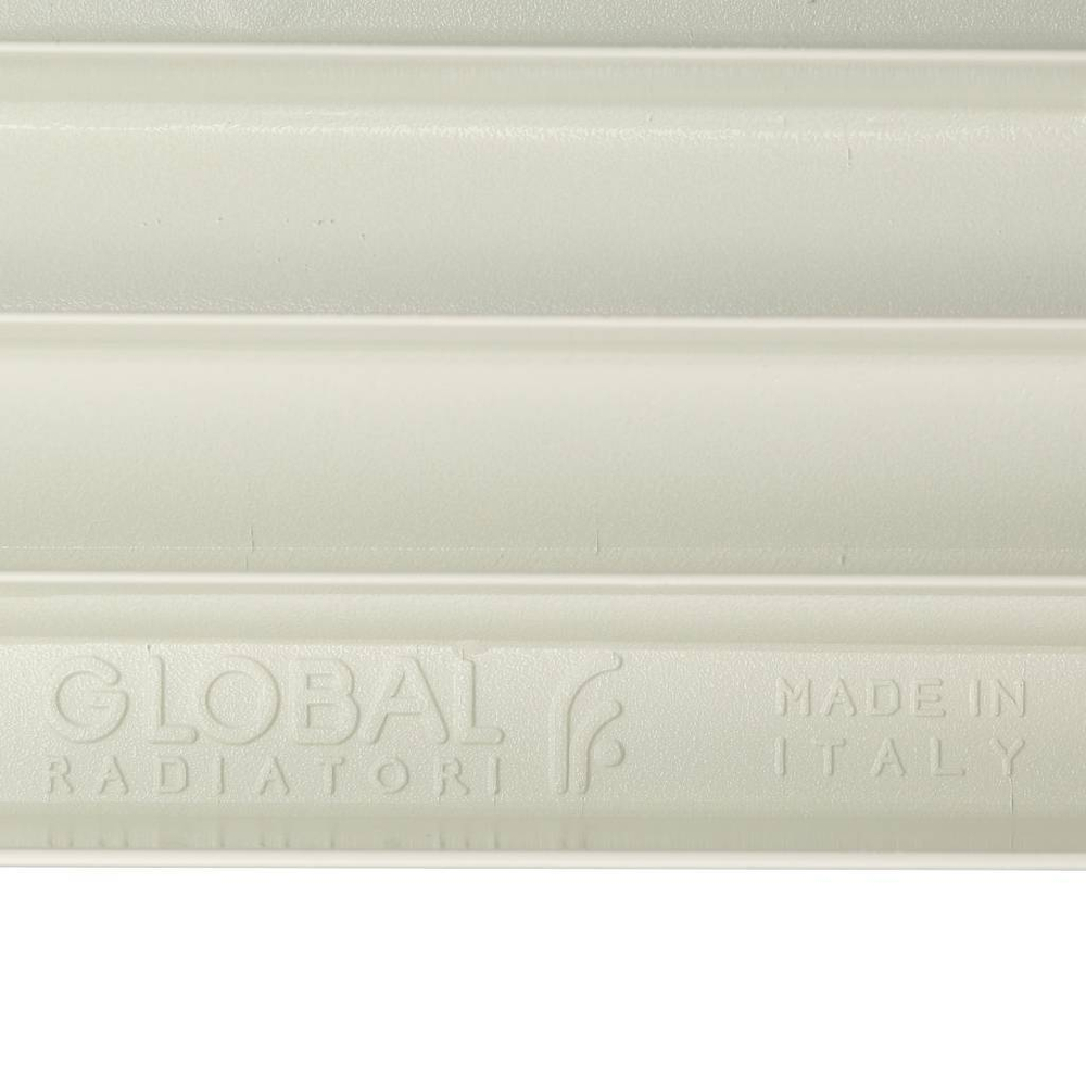 Радиатор алюминиевый Global ISEO 350 10 секций боковое подключение (белый RAL 9010)