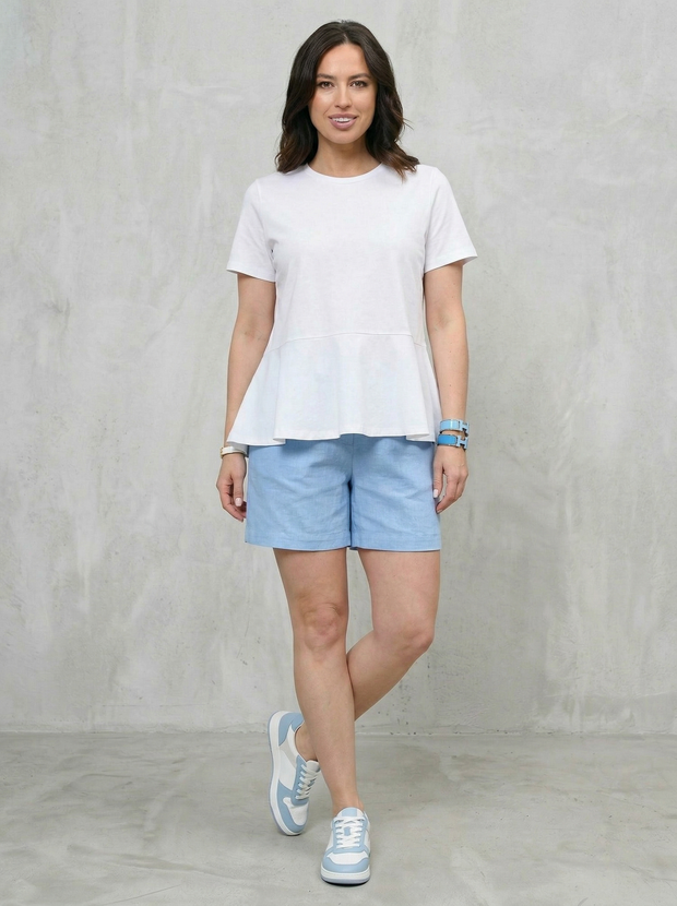 Футболка баска белая