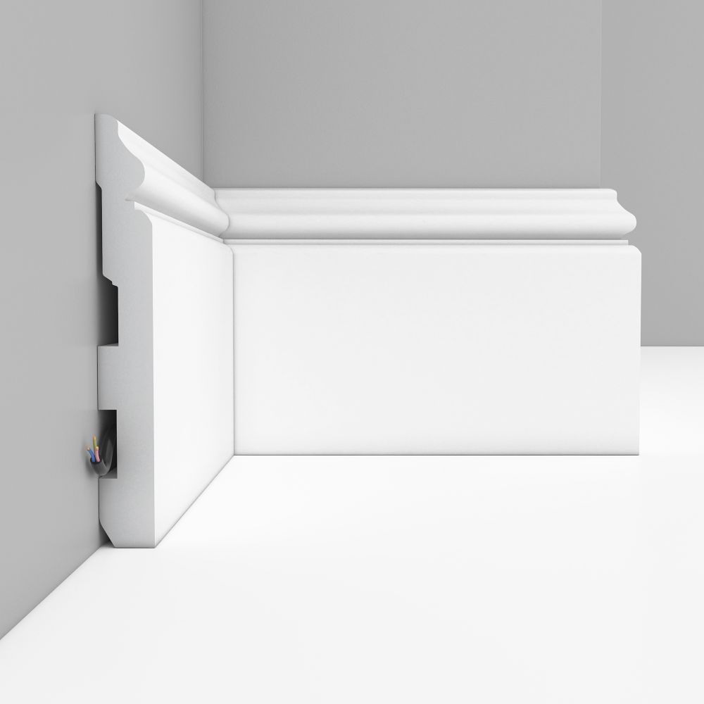 Плинтус Decomaster под покраску, 139x18 мм