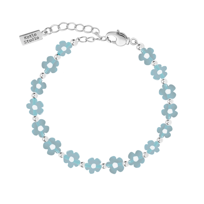 Браслет Сила цветов (голубой)