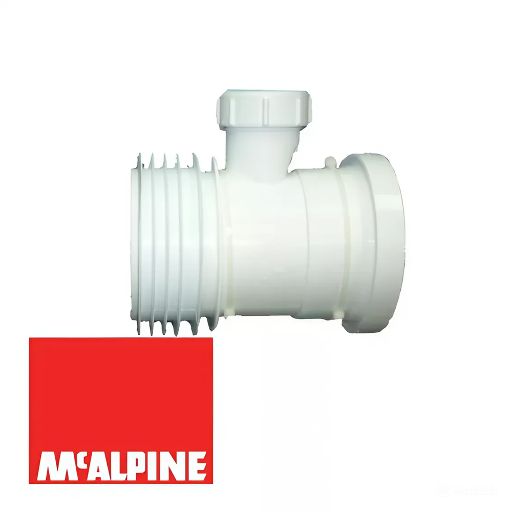Муфта соединительная McAlpine Ø 110 мм, DC1D-GR длина 149 мм с компрессионным отводом DN 40 мм под раструб