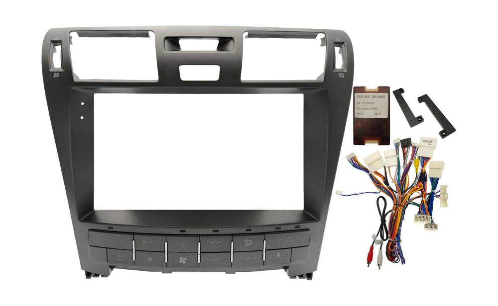 Переходная рамка магнитолы LEXUS LS 460 2006-2012 9 дюймов