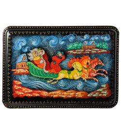 Народные промыслы ШК-16/ 5-B Шкатулка «Тройка»