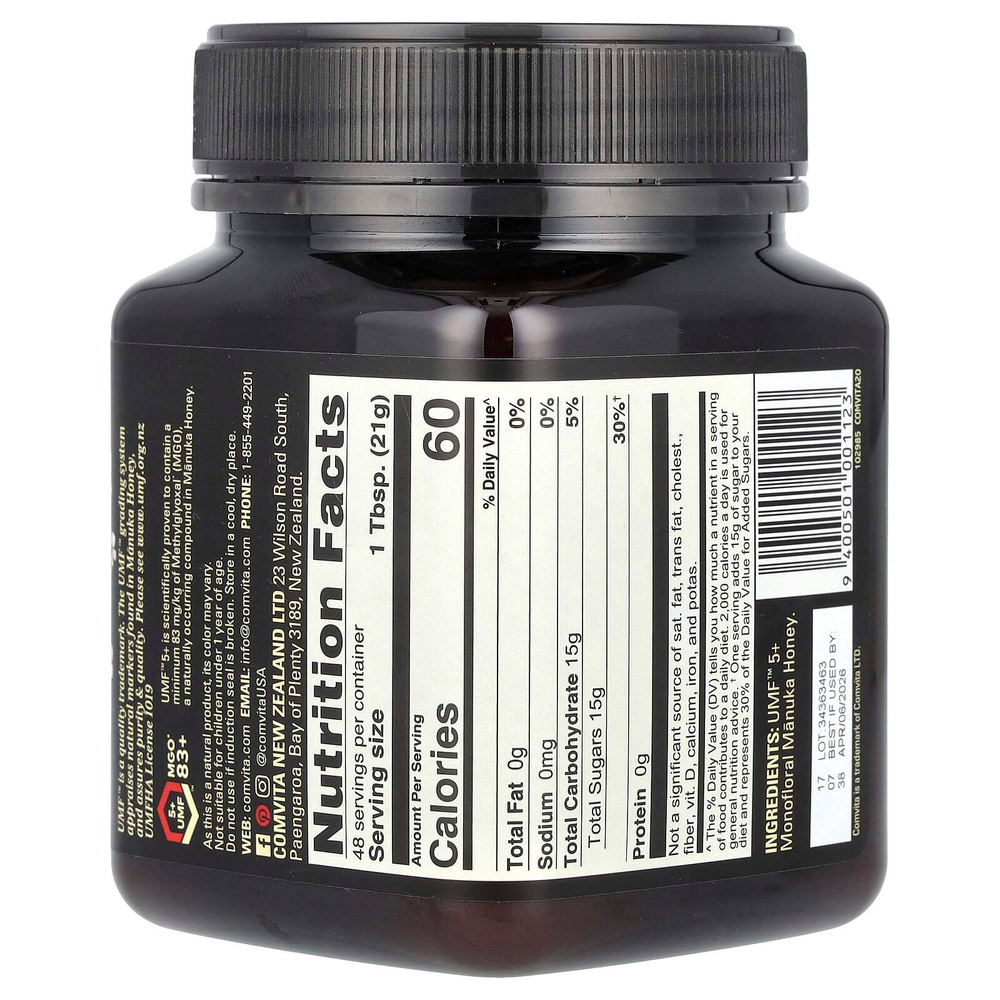 Comvita, Мед манука, UMF 5+, MGO 83+, 1 кг (35,2 унции)