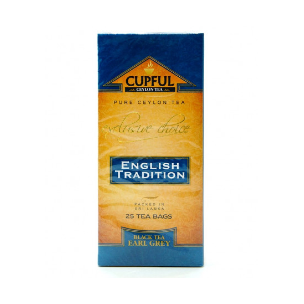 Чай черный с бергамотом в пакетиках Cupful Earl Grey, 25 пак