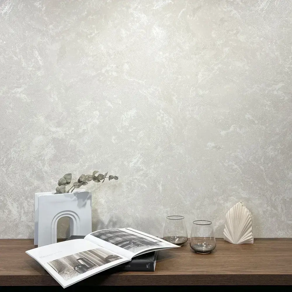 Обои флизелиновые 1.06 FORTUNA 99812 светло-бежевые метровые, моющиеся, для кухни, для спальни, для коридора,1.06*10.05 м