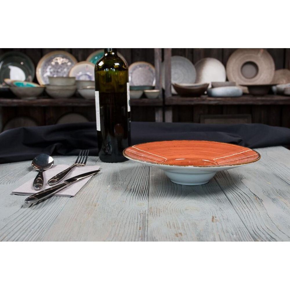 Тарелка глубокая 100 мл d 23 см h5,2см для пасты/супа/салата   Fusion P.L. [4]