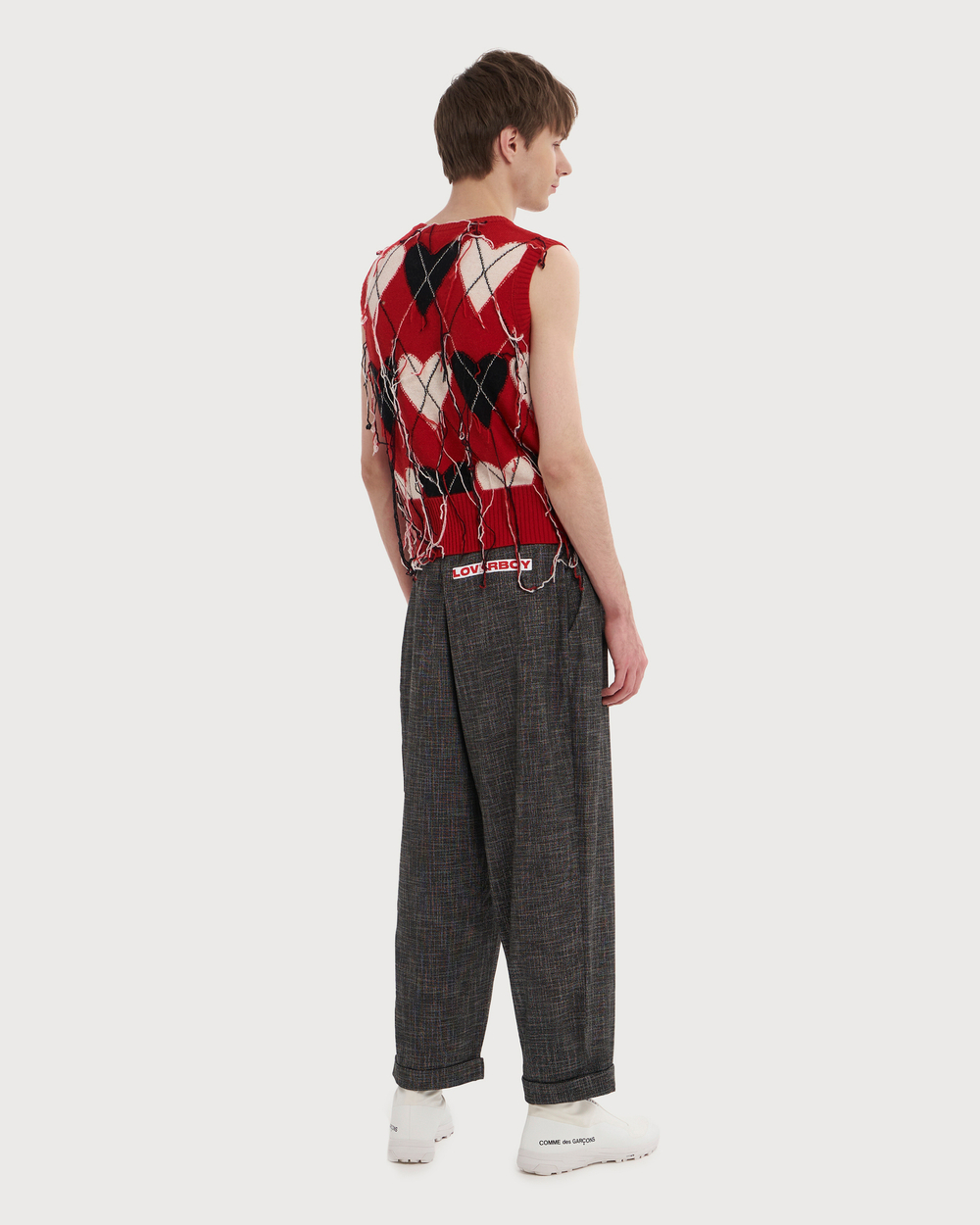 CHARLES JEFFREY LOVERBOY ЖИЛЕТ GUDDLE VEST КРАСНЫЙ