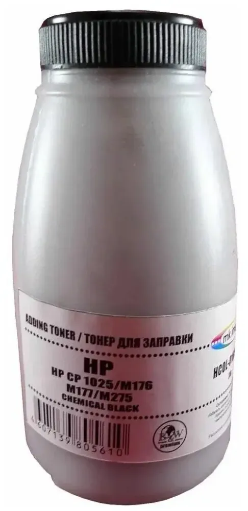 Тонер для картриджей HP Q6000A Black, химический (80г) Black&amp;White Premium (Mitsubishi/MK IMAGING) Россия