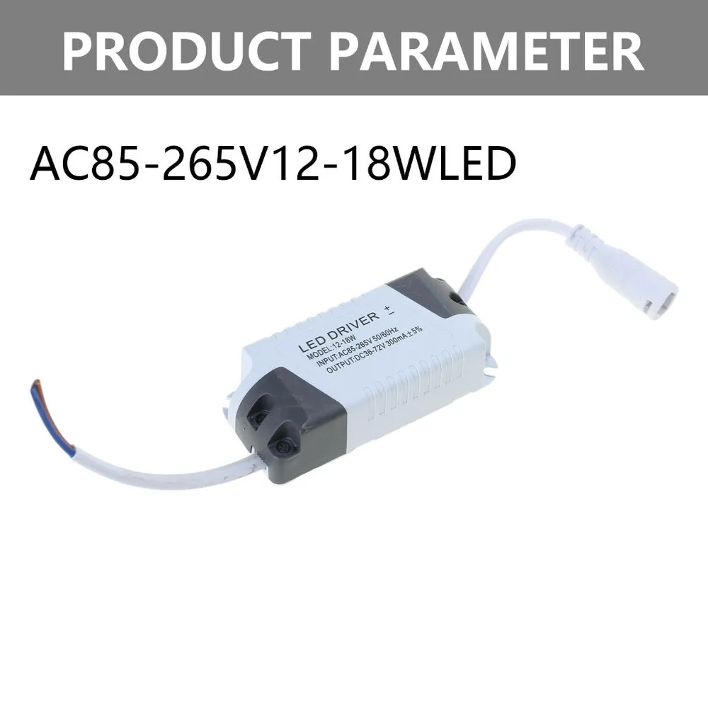 Аксессуары для питания,LED драйвер постоянного тока 12-18W AC85-265V не диммируемый