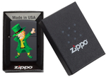 Зажигалка чёрная "Лепрекон" Black Matte ZIPPO 49124