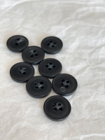 Пуговицы ЛВ на прокол 15 мм черные