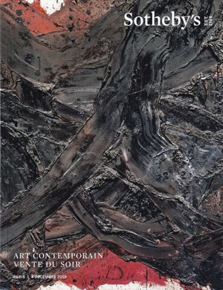 Каталог аукциона Sotheby's, Париж, Современное искусство: вечерний аукцион от 4 декабря 2019 года