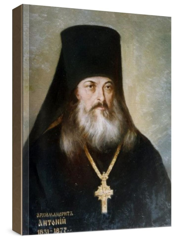 Антоний Радонежский (рукописная икона)