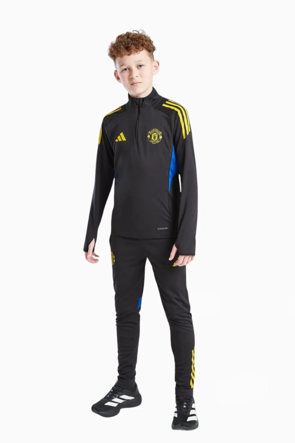 Кофта adidas Manchester United 25/26 Training Top Junior - черный